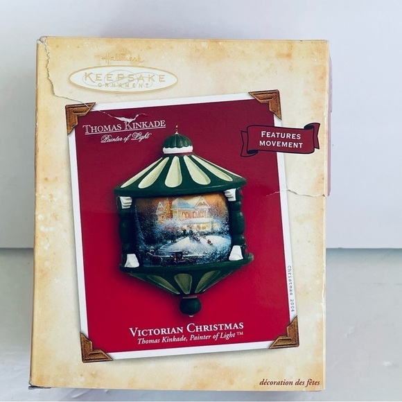 Hallmark Keepsake Victorian Christmas Thomas Kinkade Ornament Painter of Light - Picture 1 of 11